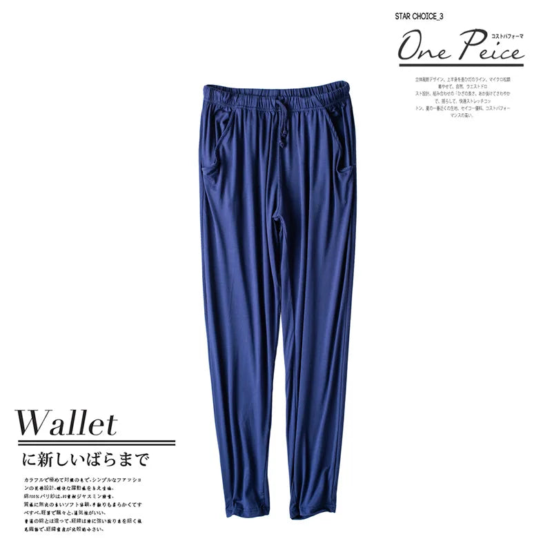 Spring and summer new ladies pajamas three-piece short-sleeved shorts trousers modal soft T-shirt pajamas women's loose home set