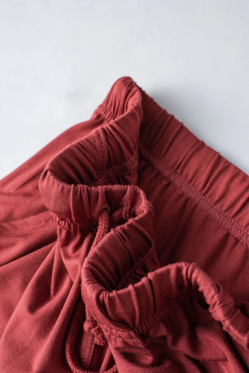 Spring and summer new ladies pajamas three-piece short-sleeved shorts trousers modal soft T-shirt pajamas women's loose home set