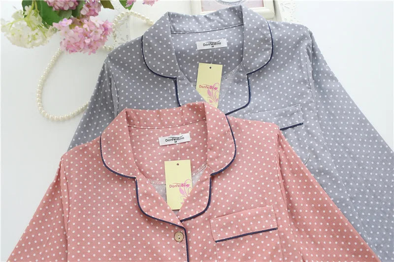 2025 kimono femme maple leaf pajama sets women 100% gauze cotton long sleeve casual sleepwear women pyjamas autumn hot sale