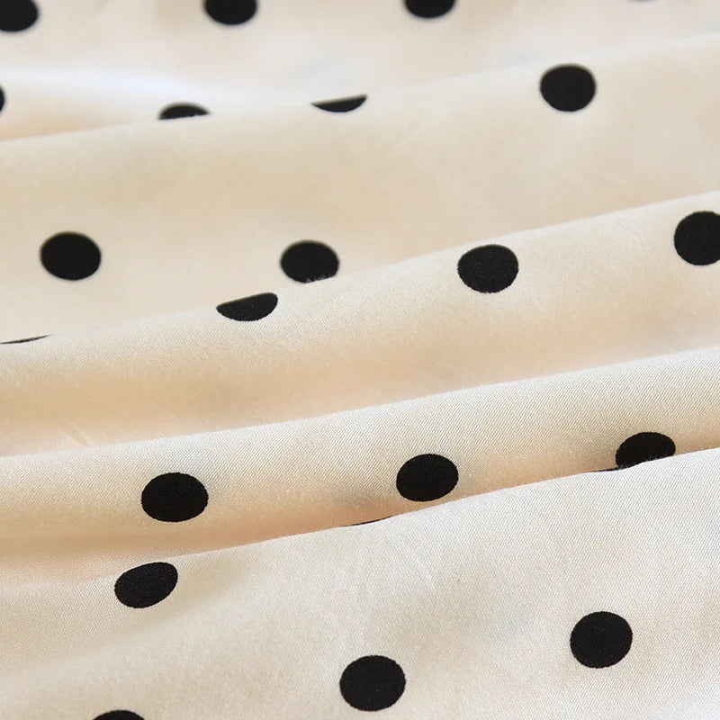 2025 New Women's Summer Short sleeved Nightwear 100% Viscous Fiber Comfortable and Breathable Soft Dress Thin Large Home Fury