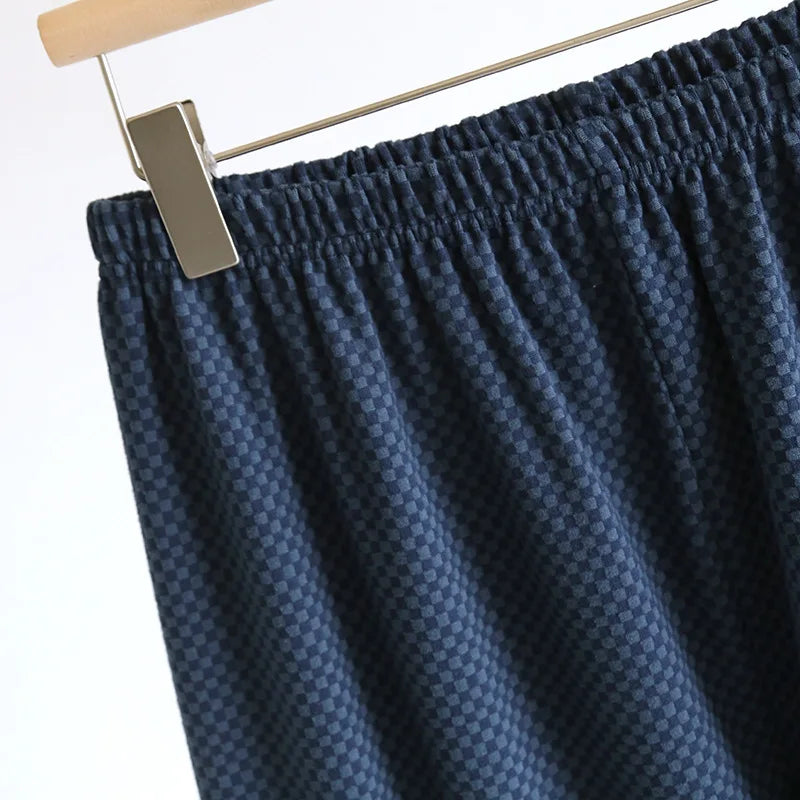 2025 New Men's Autumn/Winter Pajama Set Thickened Warm Home Clothes Long Sleeve Long Pants Two Piece Set Large Size Set