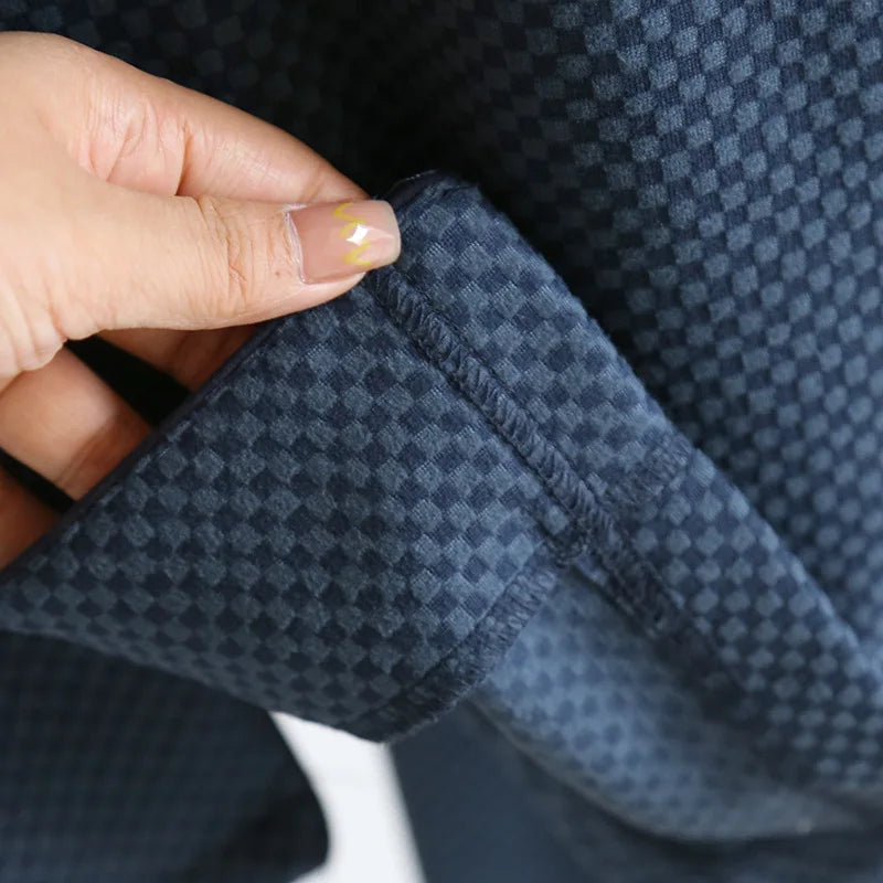 2025 New Men's Autumn/Winter Pajama Set Thickened Warm Home Clothes Long Sleeve Long Pants Two Piece Set Large Size Set