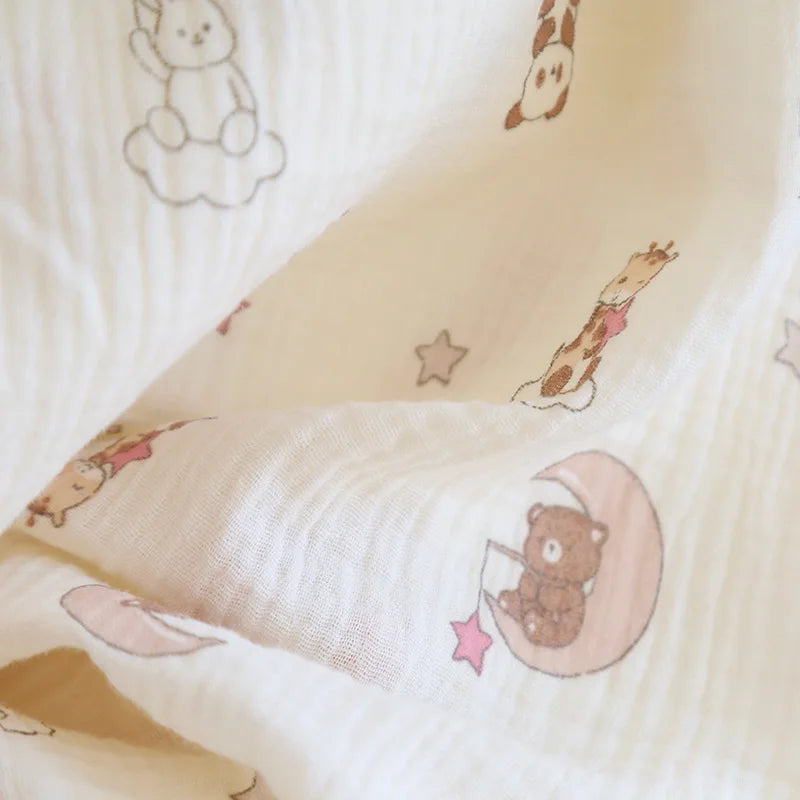 2025 New Women's Spring/Summer Pajama Set 100% Cotton Short Sleeves+Shorts+Long Pants Three Piece Thin Sweet Home Furnishings