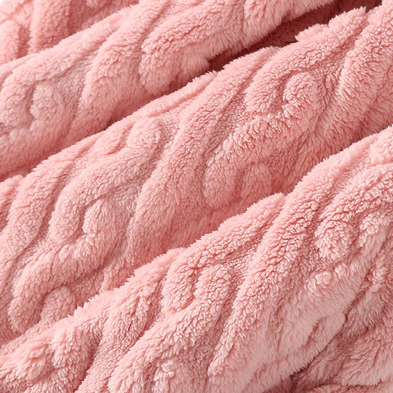 2025 New Autumn/Winter Women's Bathrobe Flannel Thickened Warm Buckle Long Dress Solid Color Nightgown Home Fur Ladies