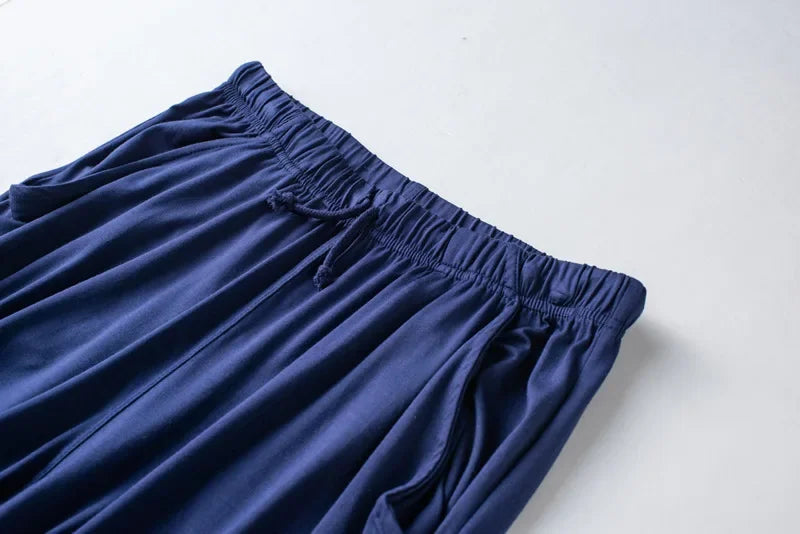 Spring and summer new ladies pajamas three-piece short-sleeved shorts trousers modal soft T-shirt pajamas women's loose home set