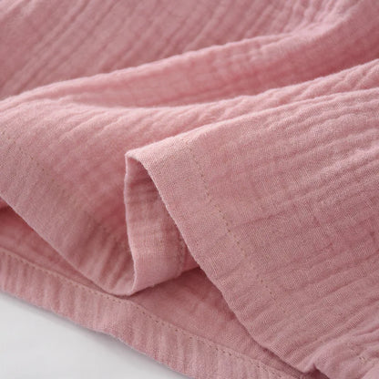 New summer ladies cotton crepe cloth nightdress sleeveless dress solid color plus size loose vest skirt furniture skirt women