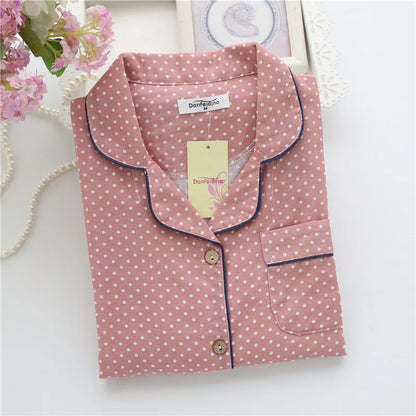 2025 kimono femme maple leaf pajama sets women 100% gauze cotton long sleeve casual sleepwear women pyjamas autumn hot sale