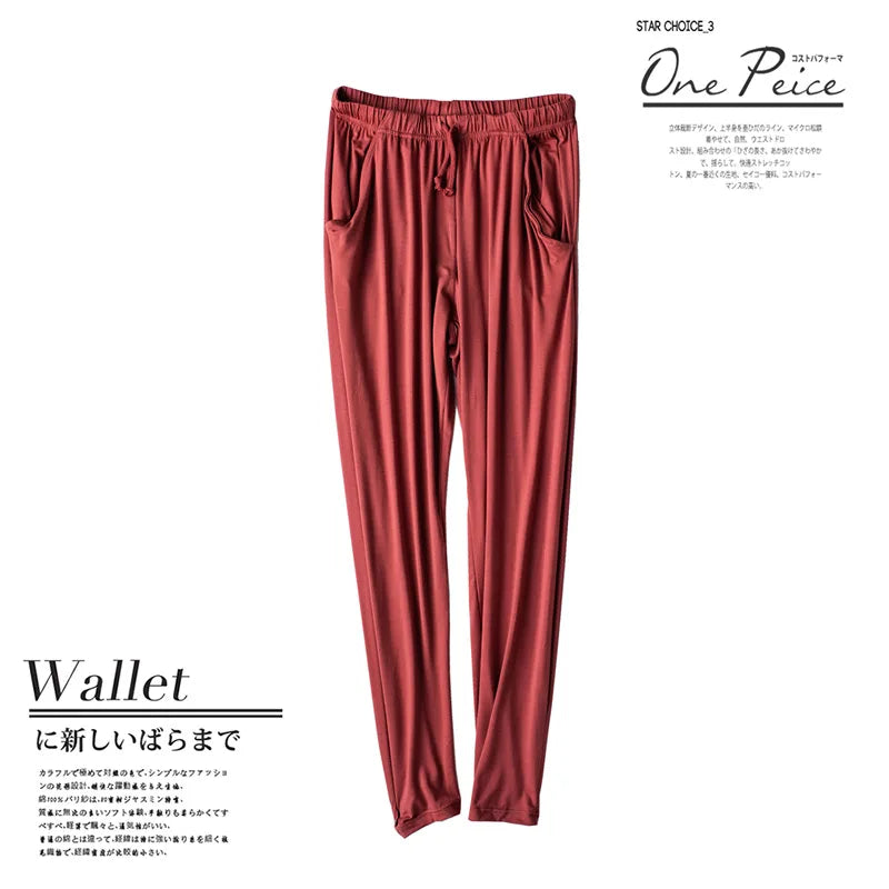 Spring and summer new ladies pajamas three-piece short-sleeved shorts trousers modal soft T-shirt pajamas women's loose home set