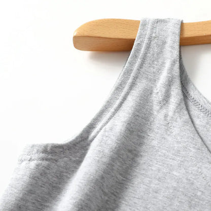 2025 new summer women's sleeveless vest single-piece top Modal vest body-fitting bottom top V-neck sling with thin home clothes
