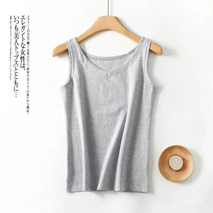 2025 new summer women's sleeveless vest single-piece top Modal vest body-fitting bottom top V-neck sling with thin home clothes