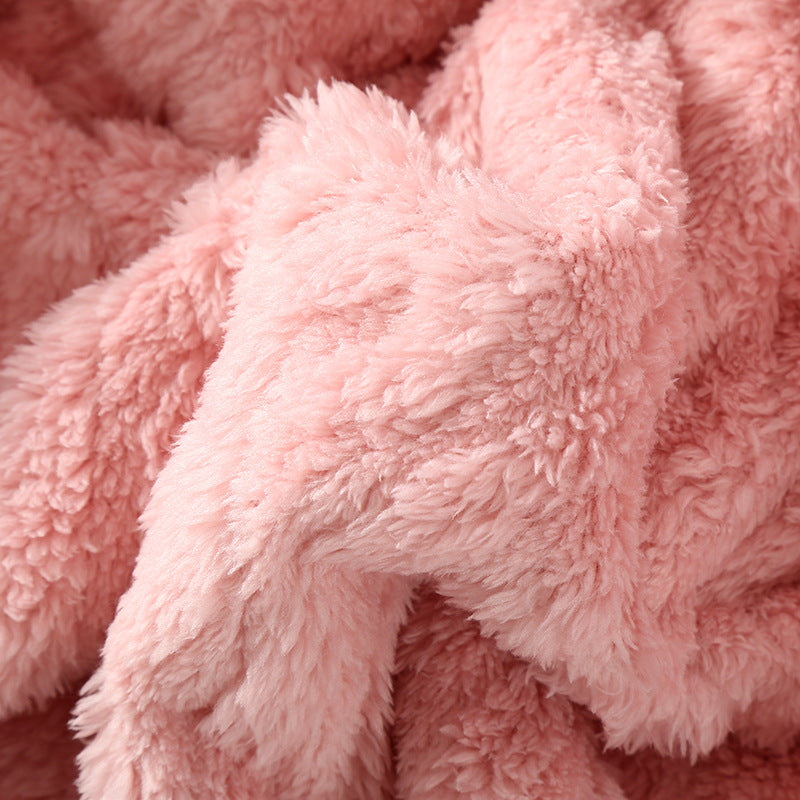 2025 New Autumn/Winter Women's Bathrobe Flannel Thickened Warm Buckle Long Dress Solid Color Nightgown Home Fur Ladies