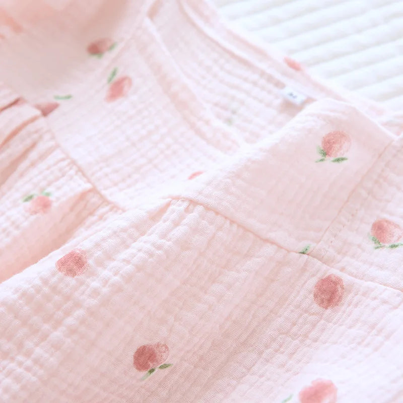 Pure desire for ins in summer, flounce shorts, cotton suspenders, pajamas, women's summer home clothes, two-piece suit, summer