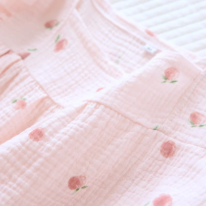 Pure desire for ins in summer, flounce shorts, cotton suspenders, pajamas, women's summer home clothes, two-piece suit, summer