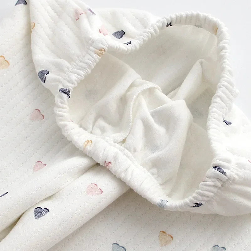 Japanese ladies pajamas set 2025 new autumn and winter air cotton layer thickening long-sleeved cute home clothes pure cotton