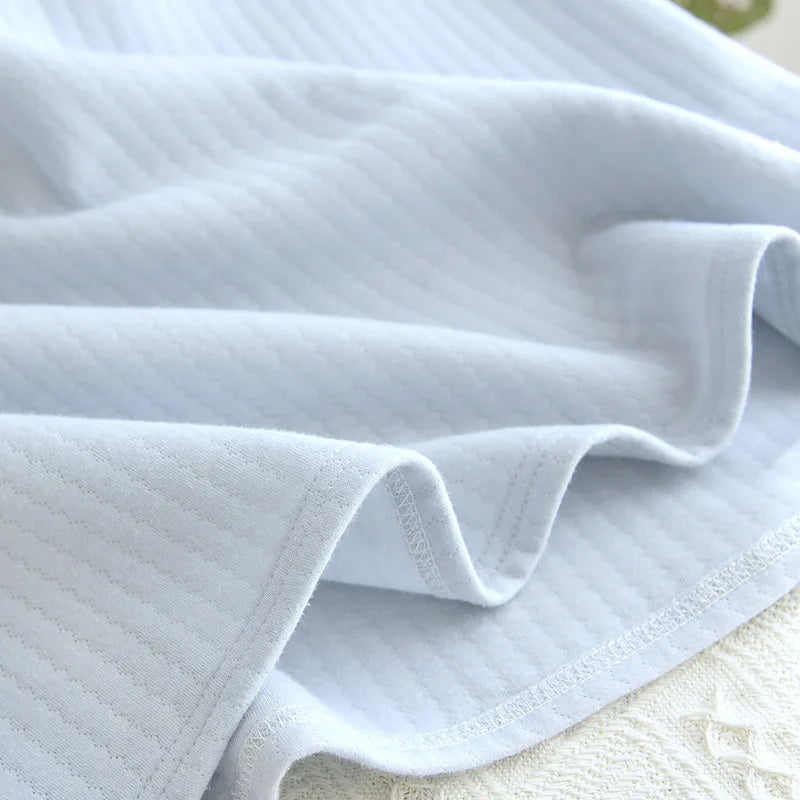 Autumn and Winter New Women's Long Skirt Thickened Thermal Nightdress 100% Cotton Cotton Clip Long Sleeve Home Dress sleepwear