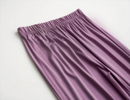 2025 summer new women's pajamas 3-piece Modal large simple pajamas with bra short sleeves+shorts+trousers casual home wear