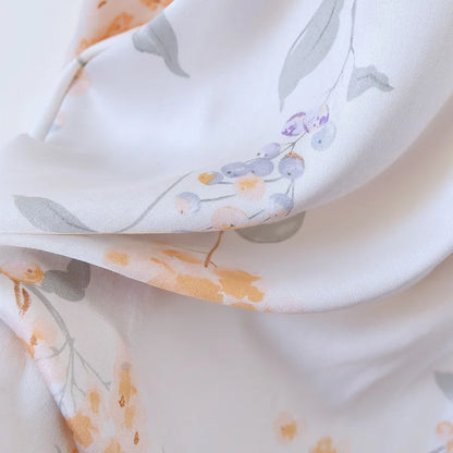 2025 Spring/Summer New Women's Sling Skirt 100% Viscose Fiber Sleeping Skirt Printed Sleeping Skirt Sexy Home Dress for Ladies