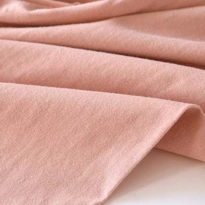 2025 Spring and Autumn New Couple Pajamas Two Piece Set 100%Cotton Knitted Men's and Women's Simple Long Sleeve Home Furnishings