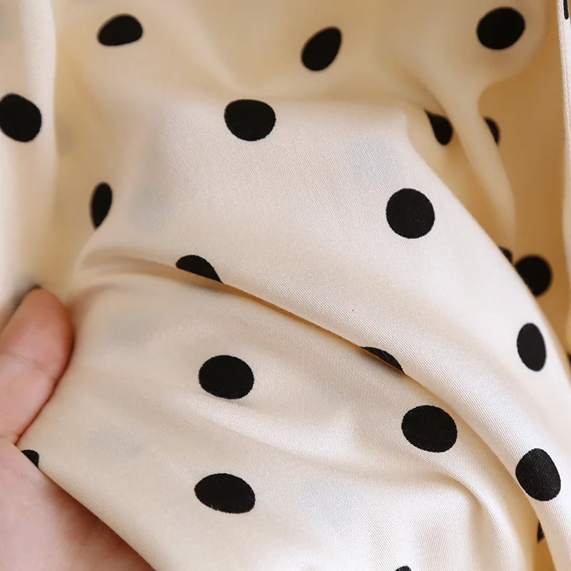 2025 Spring/Summer New Women's Pajama Set, Viscous Fiber Long sleeved Pants, Two Piece Set, High Grade Cardigan Home Fury,Ladies