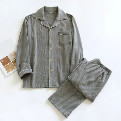2025 New Autumn and Winter Couple Pajama Set Men's and Women's Long Sleeve Plaid Two Piece German Velvet Warm Home Fur
