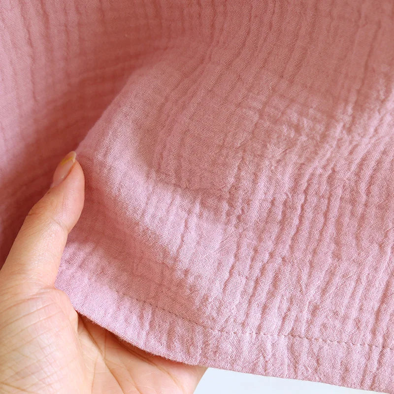 2025 New Spring and Autumn Women's Sleeping Skirt 100% Cotton Crepe Colorful Sleeping Skirt Large Loose Home Skirt Nightgown